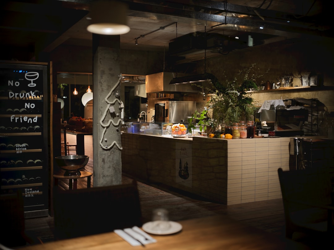 Cozy deli restaurant interior